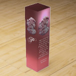 ANTIQUE CAMEO LADY,GRAPES ,WINE MUSIC QUOTE Pink Wine Gift Box<br><div class="desc">Elegant monogram design with quote from Beethoven ."Music is the wine which inspires one to new generative processes, and I am Bacchus who presses out this glorious wine for mankind and makes them spiritually drunken." Ludwig van Beethoven. Elegant ancient cammeo jewel with a beautiful woman profile with long hair ornamented...</div>