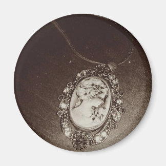 Antique Cameo Magnet