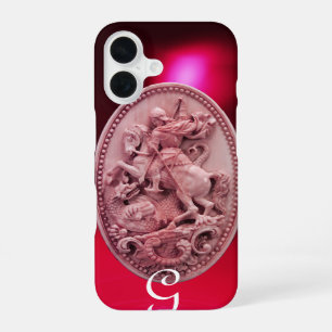 ANTIQUE CAMEO / SAINT GEORGE AND DRAGON MONOGRAM iPhone 16 CASE