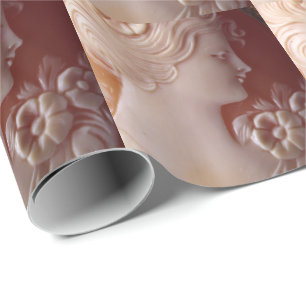 Antique Cameo Wrapping Paper