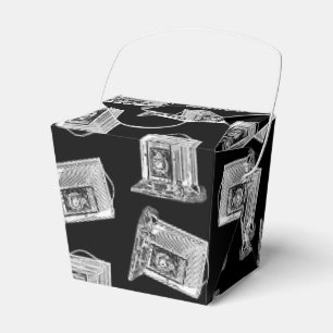 Antique Camera Pattern Illustrated Vintage Cameras Favour Box