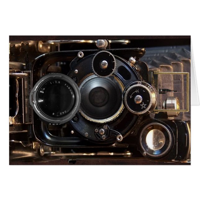 Antique Camera Photography Vintage Lens Film (Front Horizontal)