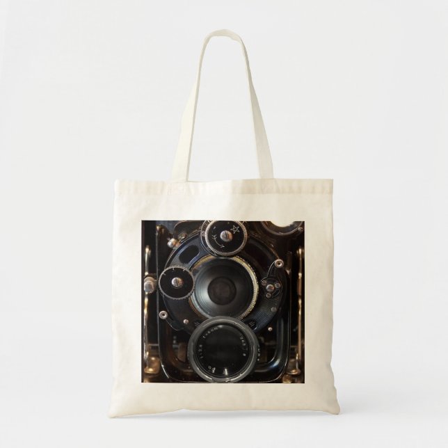 Antique Camera Photography Vintage Lens Film Tote Bag (Front)