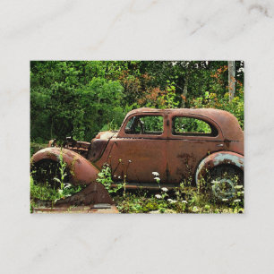 Antique Car ATC Business Card