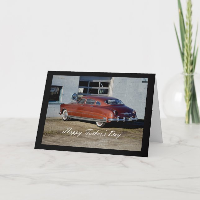 Antique Car Father's Day Card (Front)