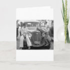 Antique Car, Great Depression Family, 1930s
