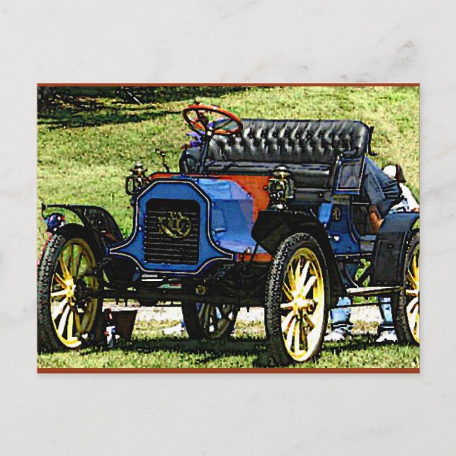 Antique Car Postcard (Front)