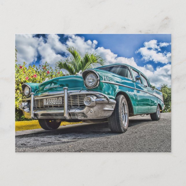 Antique car postcard (Front)