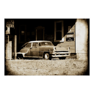 Antique Car Poster