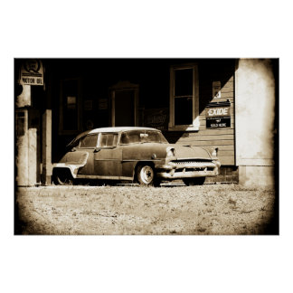 Antique Car Poster
