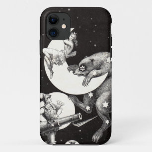 Antique Celestial Moon Goddess & Ursa Major Bear Case-Mate iPhone Case