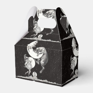 Antique Celestial Moon Goddess & Ursa Major Bear Favour Box
