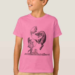 Antique Celestial Moon Goddess & Ursa Major Bear T-Shirt