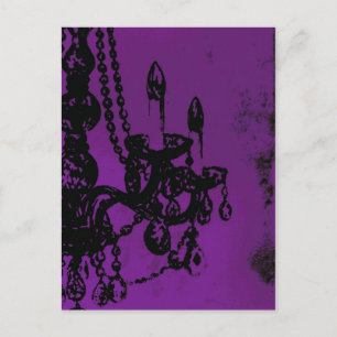 Antique Chandelier ~ Postcard / Invitations