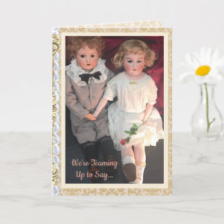 Antique Child Dolls Card for Mum