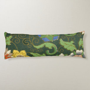 Antique Chinese Cloisonne Pattern: Jade Green Body Cushion