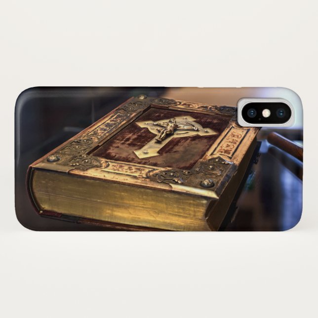 Antique Christian Bible Case-Mate iPhone Case (Back (Horizontal))