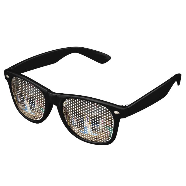 Antique Christmas Nativity Scene Retro Sunglasses (Angled)