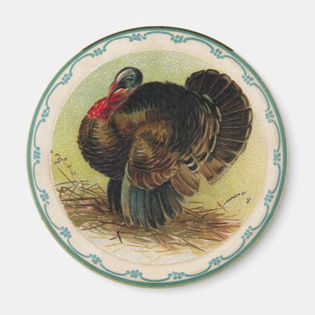 Antique Clapsaddle Turkey Magnet (Front)