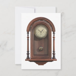Antique Clock Card