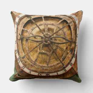 Antique clock face, Germany Cushion