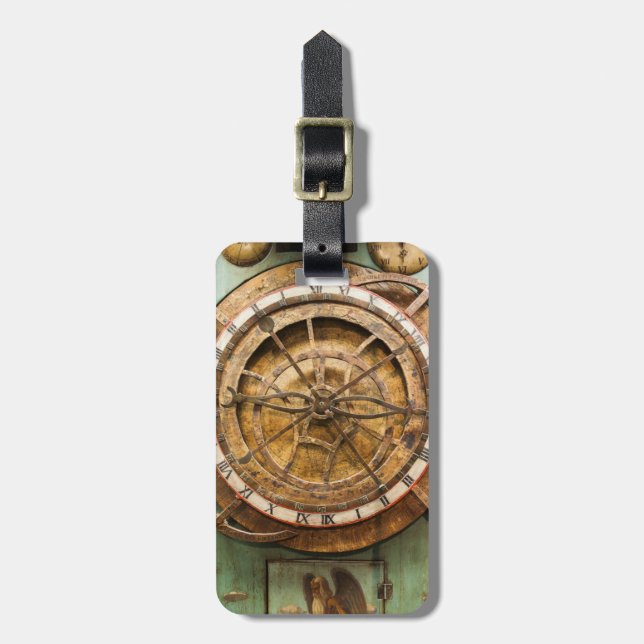 Antique clock face, Germany Luggage Tag (Front Vertical)