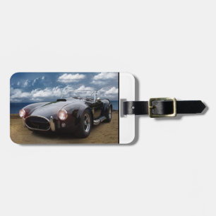Antique Cobra on the Beach Luggage Tag