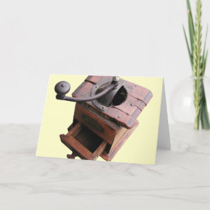 Antique Coffee Mill Note Card