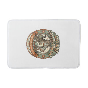 Antique Collector Cat Antique Collector Cat Vintag Bath Mat