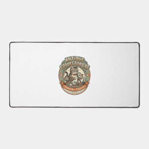 Antique Collector Cat Antique Collector Cat Vintag Desk Mat