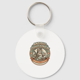 Antique Collector Cat Antique Collector Cat Vintag Key Ring