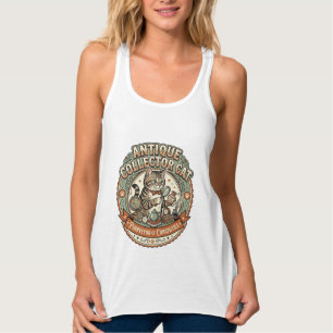 Antique Collector Cat Antique Collector Cat Vintag Singlet
