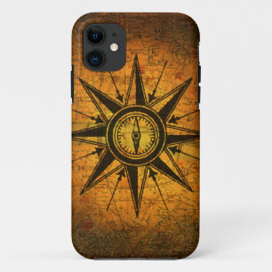 Antique Compass Rose Case-Mate iPhone Case