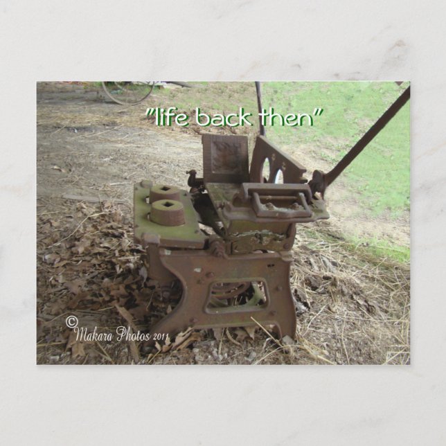 Antique Concrete Maker Postcard- customise Postcard (Front)