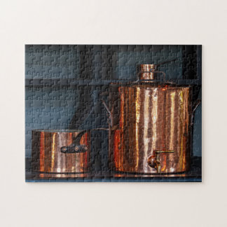 Antique Copper Pots Jigsaw Puzzle