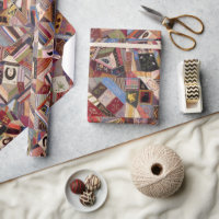 Antique Crazy Quilt Pattern - Folk Art Crafty Fun