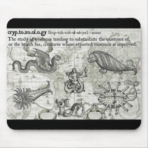 Antique Cryptozoology Mousepad