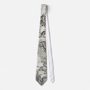 Antique Cryptozoology Tie