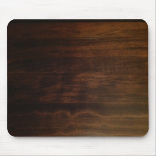 Antique Dark Wood Design Mouse Pad