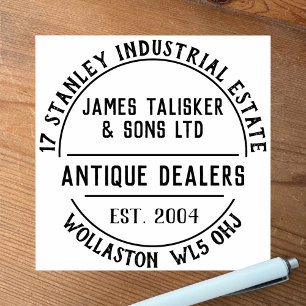 Antique Dealers Rubber Stamp