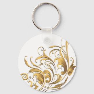 Antique Decorative Flourishes Key Ring