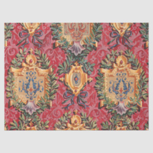 Antique Decorative French Floral Pattern Tissue Paper