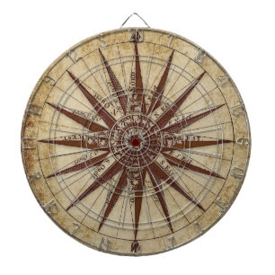 Antique design dartboard