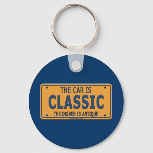 Antique Driver Classic Car Key Ring