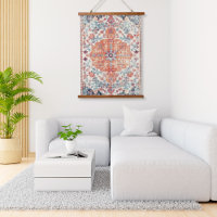 Antique Dull Orange Boho Ethnic Persian Rug