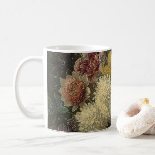 Antique Dutch Master Floral Georgius van Os 1820 Coffee Mug