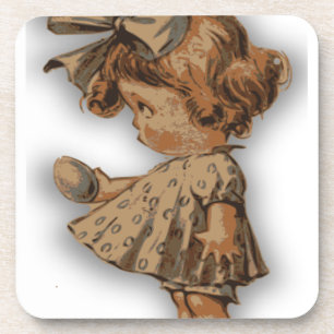 antique easter egg coaster