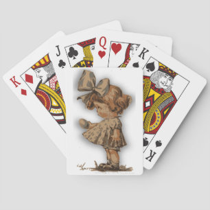 antique easter egg playing cards
