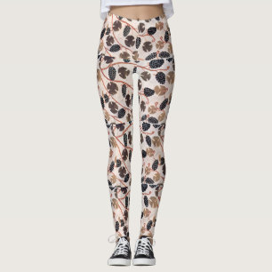 ANTIQUE EGYPTIAN VINEYARD GRAPES AND GRAPE VINES  LEGGINGS