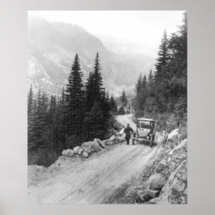 Antique Electric Car: 1919 Poster